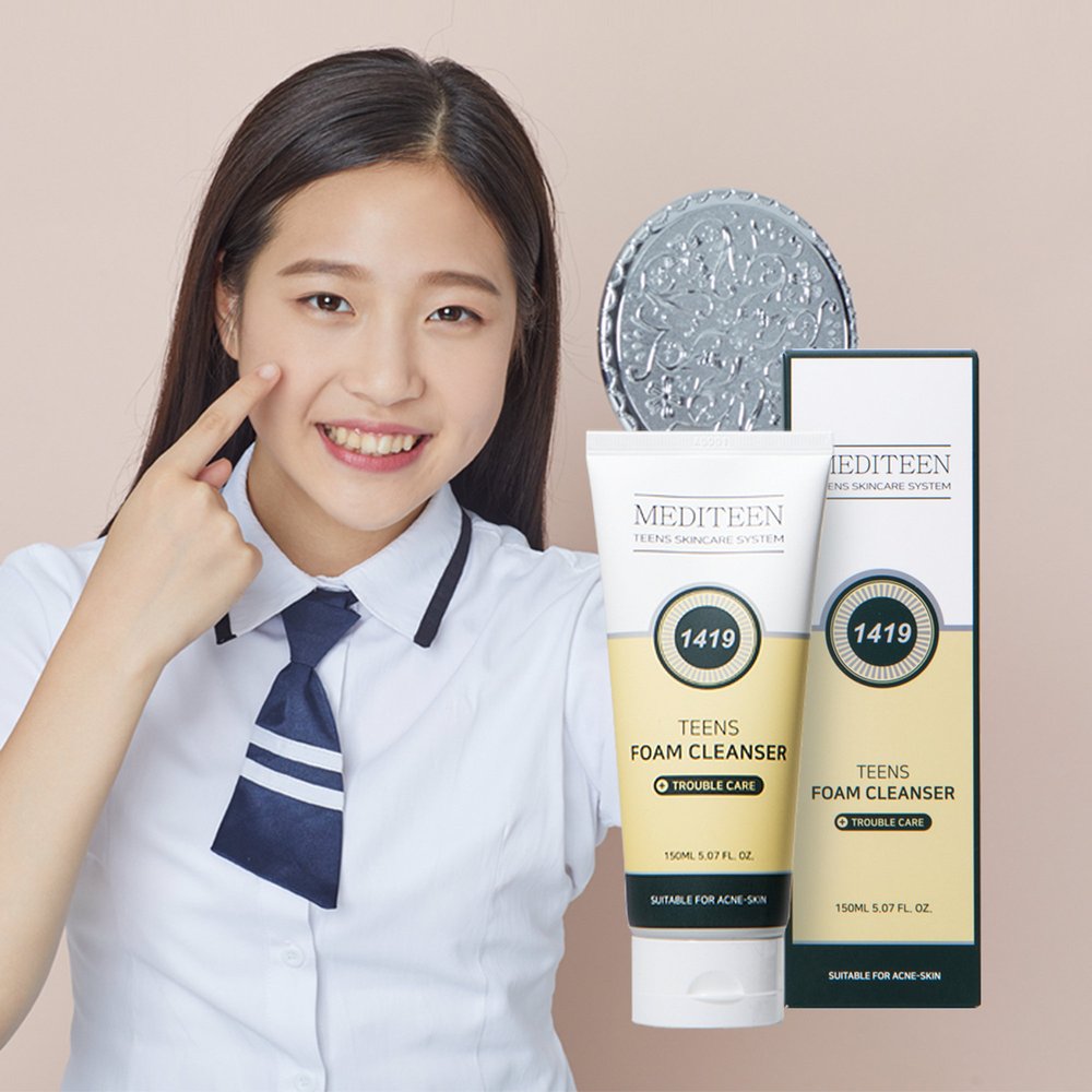 메디틴1419 청소년 아크네 클렌징폼 150ml (한국콜마 제조)